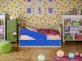 Кровать детская Бабочки 2,0 м в Абрамово - abramovo.mebel-nsk.ru | фото