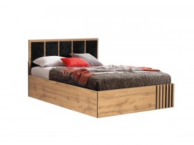 Кровать двуспальная с подъем. мех. 1,6 м Либерти 51.20 в Абрамово - abramovo.mebel-nsk.ru | фото