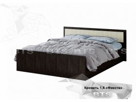 Кровать двуспальная 1,6м LIGHT Фиеста (BTS) в Абрамово - abramovo.mebel-nsk.ru | фото