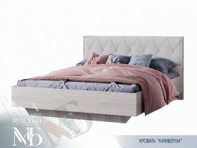 Кровать двуспальная 1,6м Кимберли КР-13 в Абрамово - abramovo.mebel-nsk.ru | фото