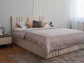 Кровать двуспальная 1,8м с подъем. мех. Леванте в Абрамово - abramovo.mebel-nsk.ru | фото
