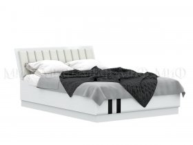 Кровать двуспальная с подъем.мех. 1,6м Магнолия в Абрамово - abramovo.mebel-nsk.ru | фото