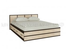 Кровать двуспальная Сакура 1,4 м в Абрамово - abramovo.mebel-nsk.ru | фото
