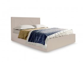 Кровать мягкая 1,6 Сиеста стандарт, вар.2 в Абрамово - abramovo.mebel-nsk.ru | фото