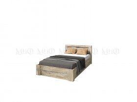 Кровать с ортопед. осн. 1,2м Ривьера в Абрамово - abramovo.mebel-nsk.ru | фото