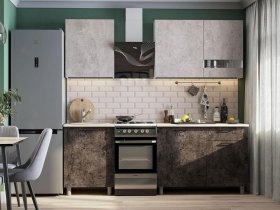 Кухонный гарнитур Розалия 1,7м (со столешницей) в Абрамово - abramovo.mebel-nsk.ru | фото