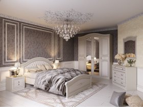 Модульная спальня Николь (Мебельград) в Абрамово - abramovo.mebel-nsk.ru | фото