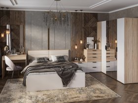 Модульная спальня Норд в Абрамово - abramovo.mebel-nsk.ru | фото