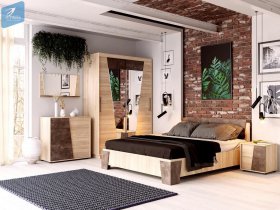Модульная спальня Санремо в Абрамово - abramovo.mebel-nsk.ru | фото
