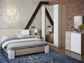 Модульная спальня «Валери» в Абрамово - abramovo.mebel-nsk.ru | фото