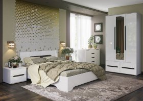 Модульная спальня Валирия в Абрамово - abramovo.mebel-nsk.ru | фото