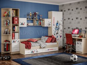 Модульная спальня Вега NEW Boy в Абрамово - abramovo.mebel-nsk.ru | фото