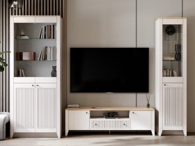 Модульная стенка Валенсия в Абрамово - abramovo.mebel-nsk.ru | фото