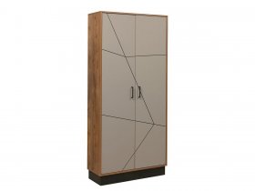 Шкаф двухстворчатый комбинированный для одежды Гамма  54.14 в Абрамово - abramovo.mebel-nsk.ru | фото