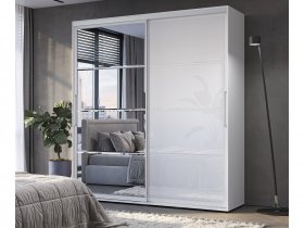 Шкаф-купе Крафт-6 2,0м (белый) в Абрамово - abramovo.mebel-nsk.ru | фото