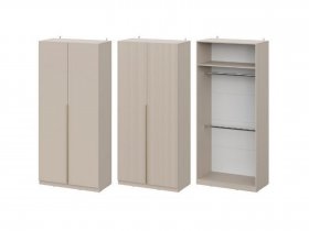 Шкаф ШК-100 Эккервуд (меланж) в Абрамово - abramovo.mebel-nsk.ru | фото