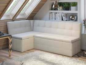 Скамья угловая со спальным местом «Домино» (кашемир) в Абрамово - abramovo.mebel-nsk.ru | фото
